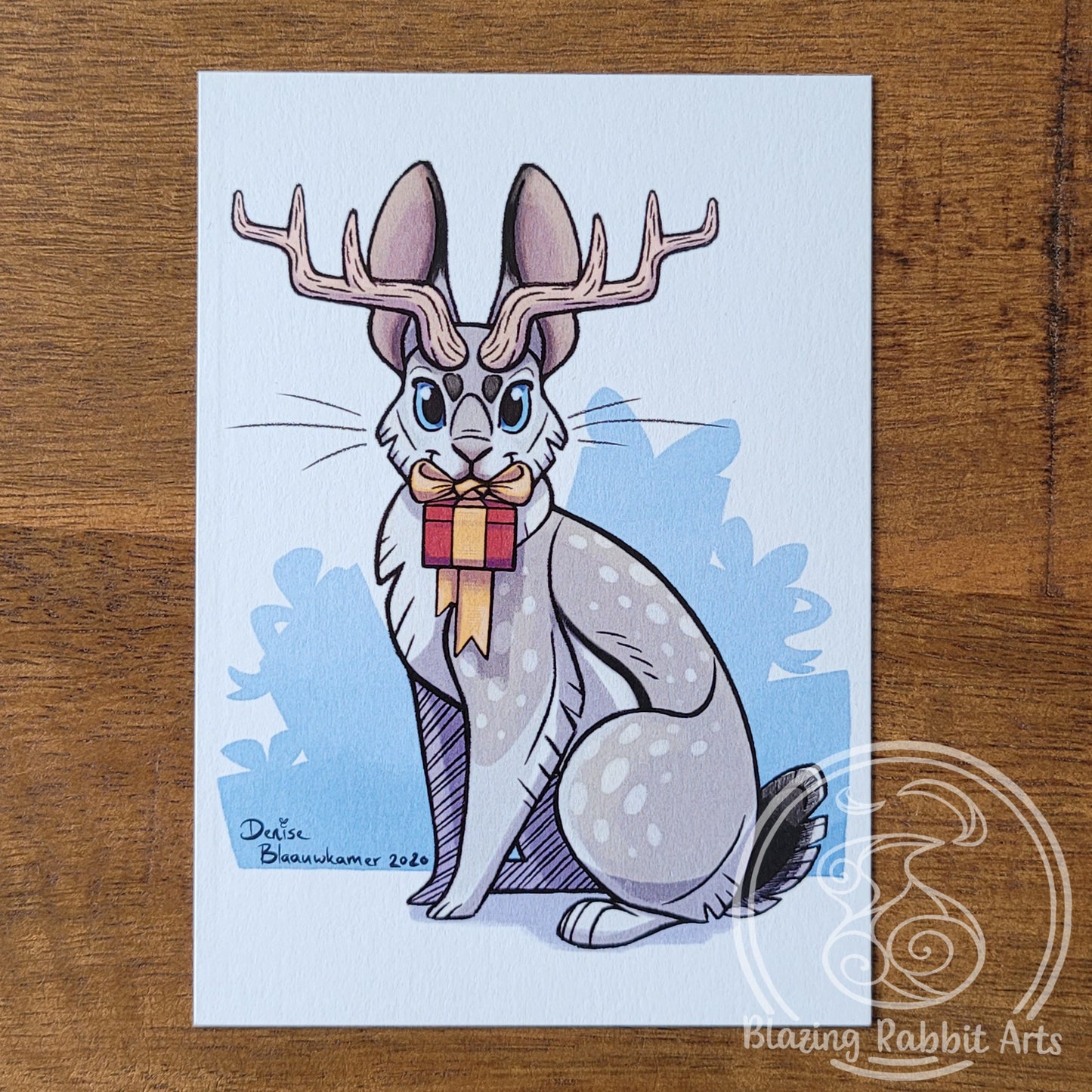 Postcard Jackalope Gift