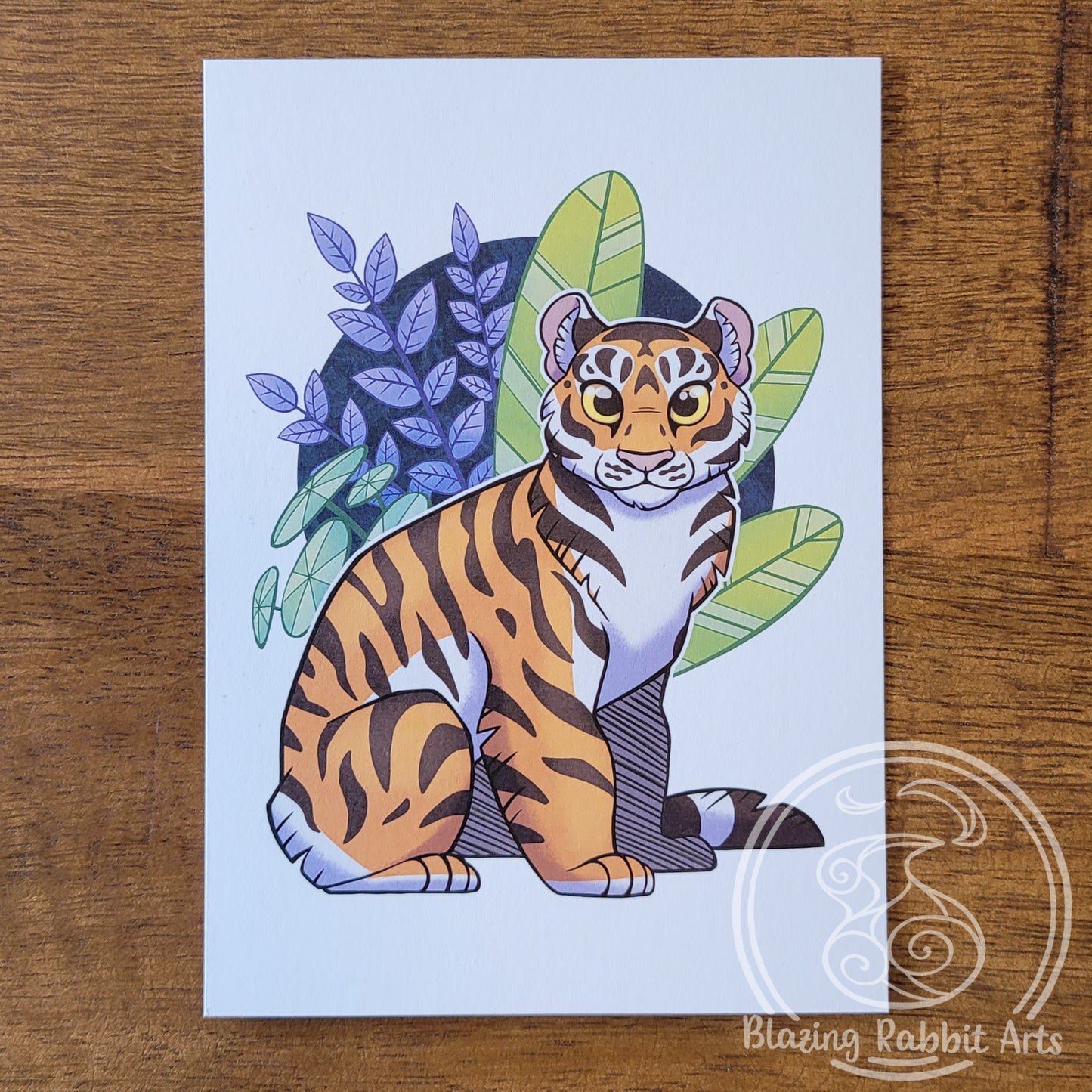 Print Tiger Postcard / A5 / A4