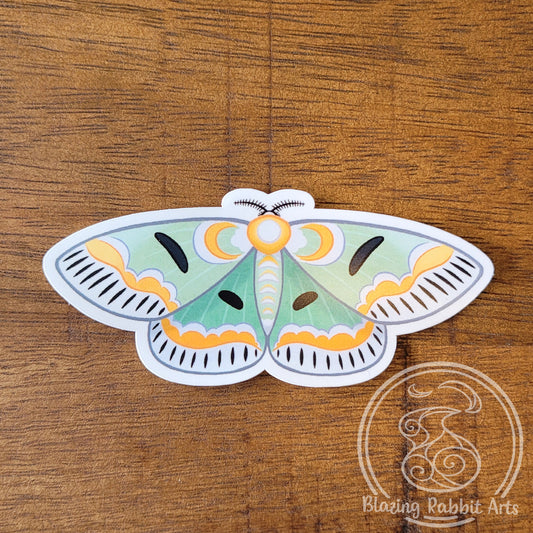 Sticker Lotaphora Admirabilis Moth