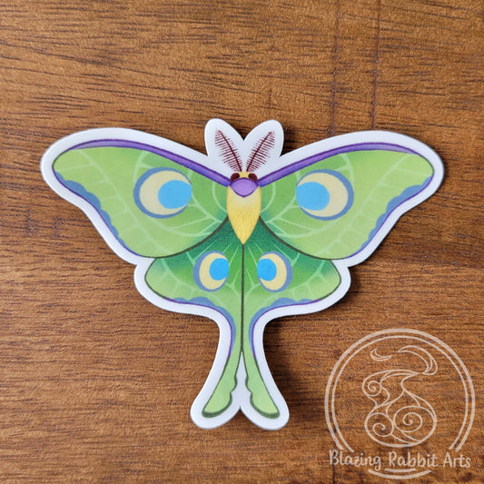 Sticker Luna Moth